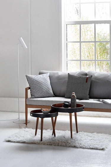 Modern White Floor Lamp with Adjustable Head – Minimalistic Standing Lamp for Living Room Decor 1